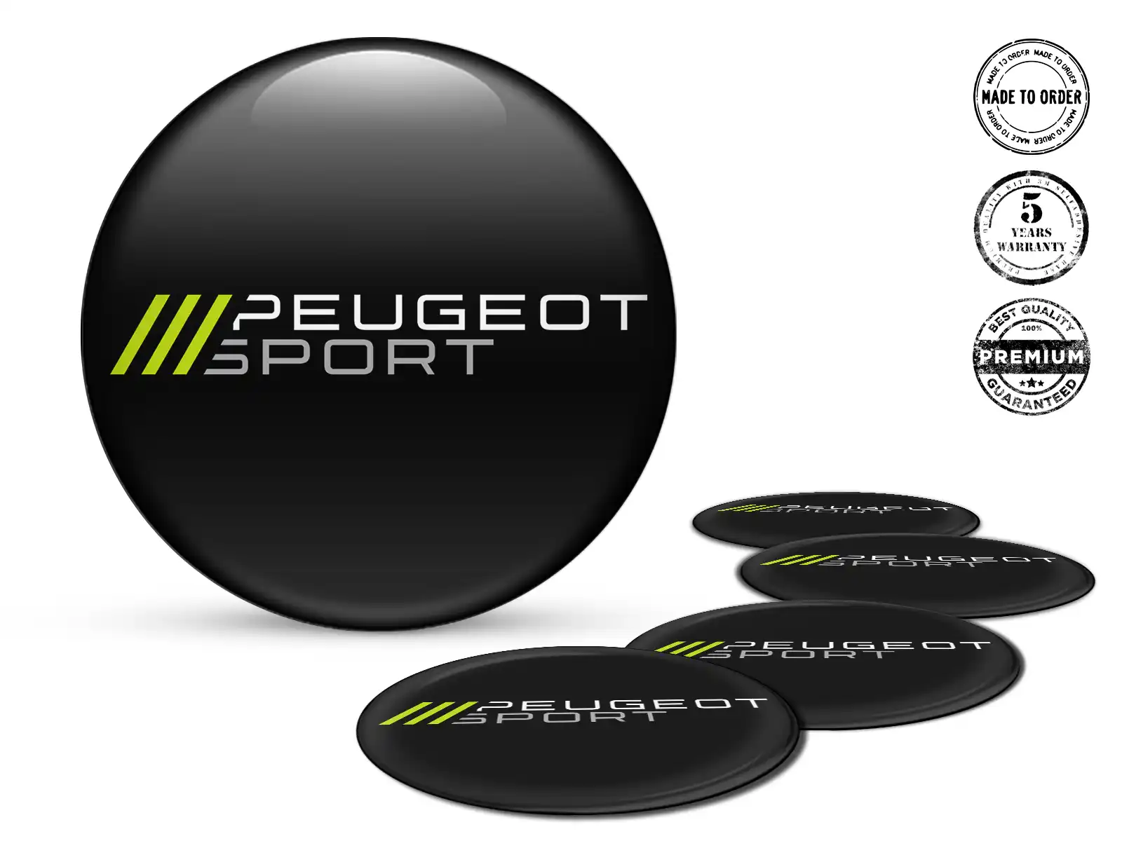 Peugeot Radplaketten Ausgabe Harzgewölbte Labels